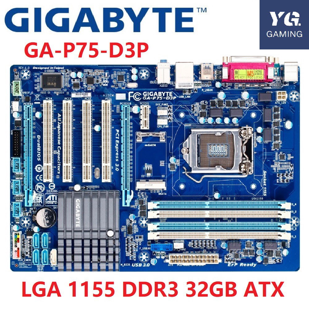 Материнская плата 775 сокет ddr3. Ga-p41t-d3p. 1155 B75 Gigabyte.