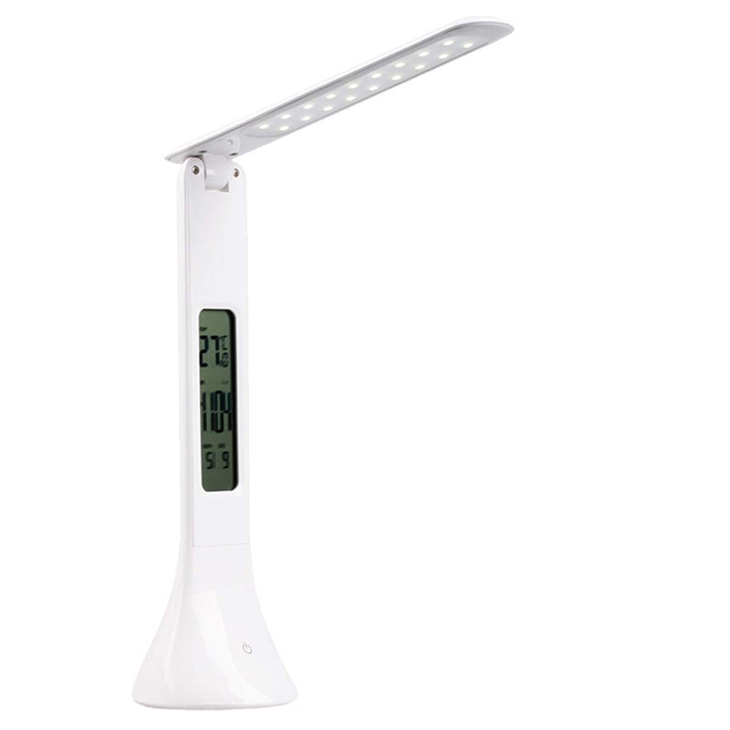 desk lamp with digital clock