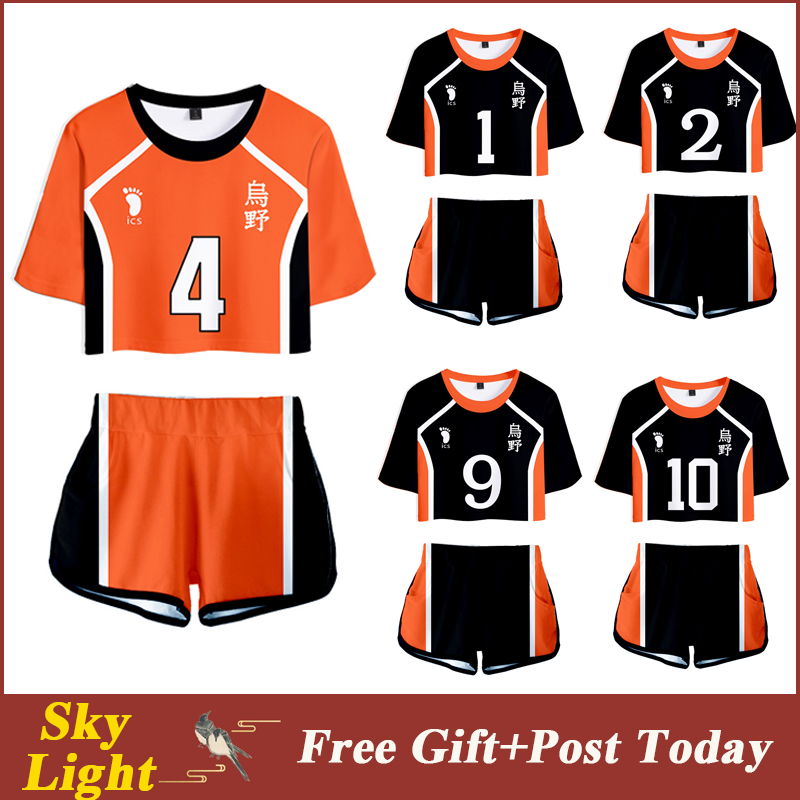 Anime Karasuno Costume Set Haikyuu Cosplay High School Volleyball Club Hinata Syouyou Kageyama Tobio Sportswear Jerseys Uniform Girls Women Sport Clothes Shopee Philippines