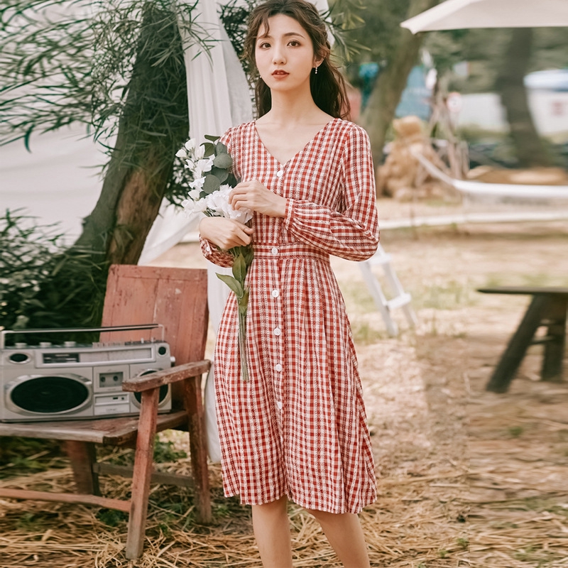 vintage dress shopee