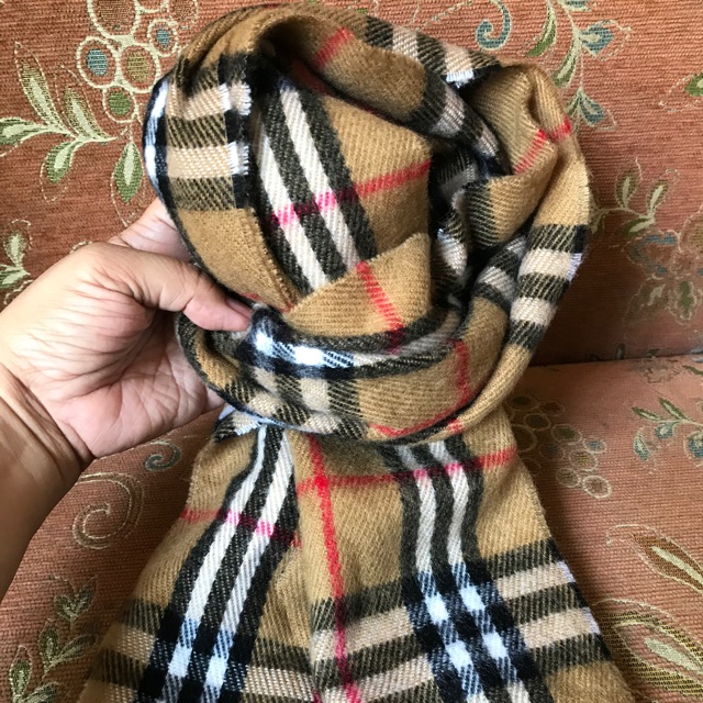 BURBERRY Scarf authentic (preloved) | Shopee Philippines