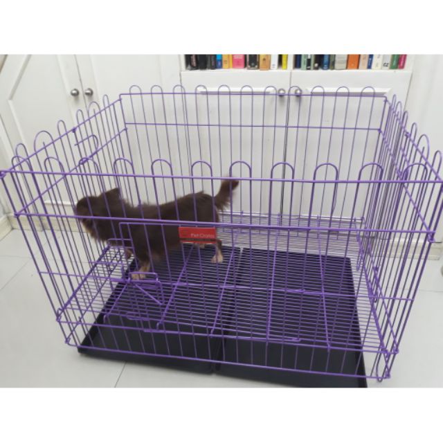 open top dog cage