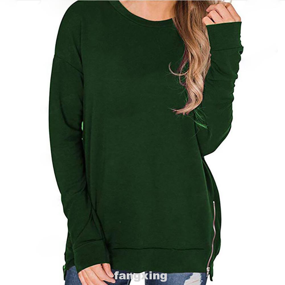 loose crew neck sweatshirt