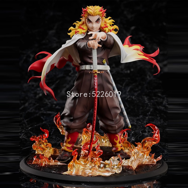 cm Demon Slayer Anime Figure Mugen Train Rengoku Kyoujurou Action Figure Kimetsu No Yaiba Rengoku Shopee Philippines