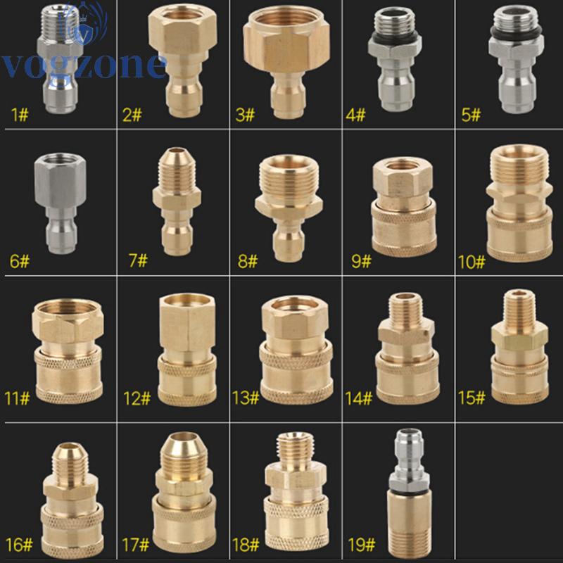 High Quality Quick Connect Pressure Washer Garden Hose Brass+Stainless