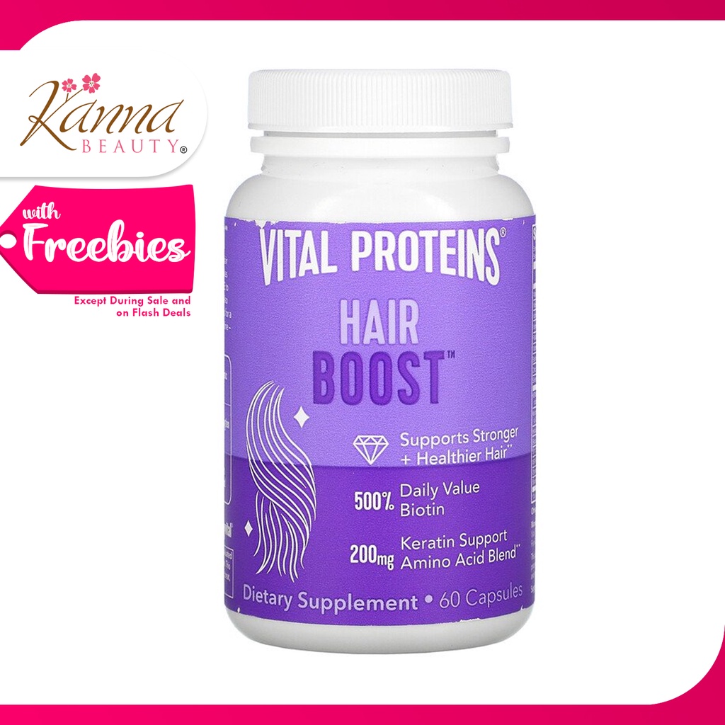 Vital Proteins Hair Boost 60 Capsules | Shopee Philippines