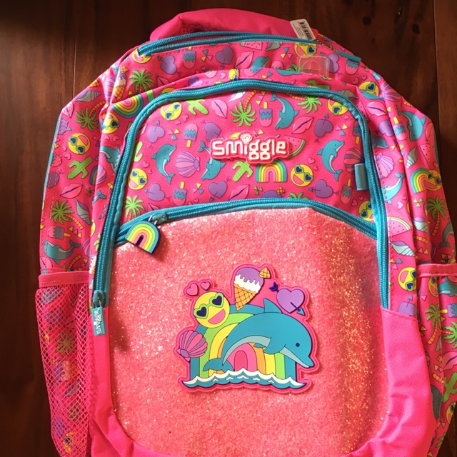 pink rainbow backpack