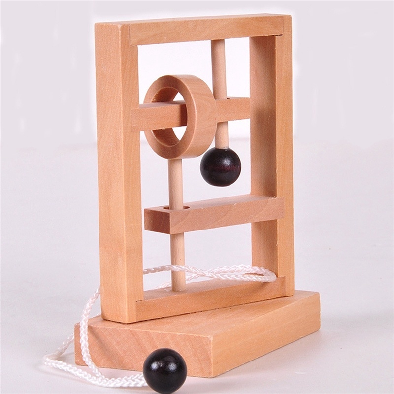 wooden string puzzle