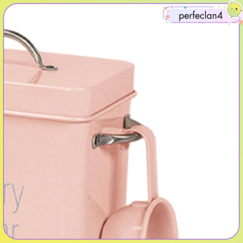 [perfeclan4] 6.5L Laundry Powder Container Cereal Flour Barrel Food Storage Box with Spoon Pet Food Organizer Canister Laundry Powder Bin Rice Bin