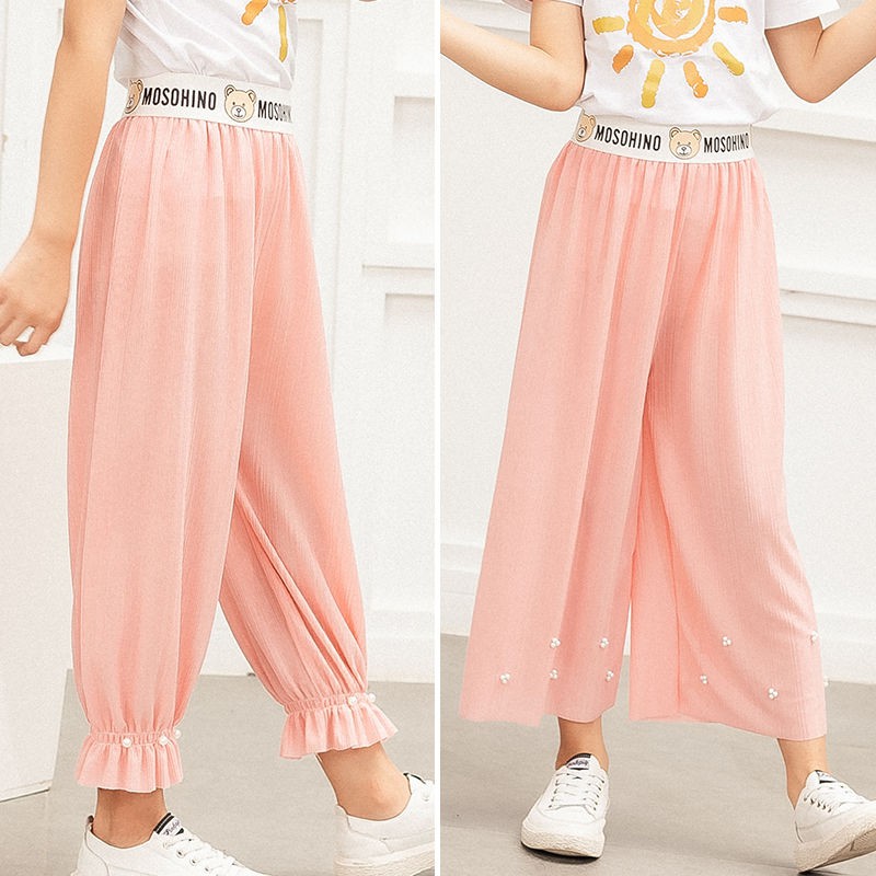 little girl wide leg pants