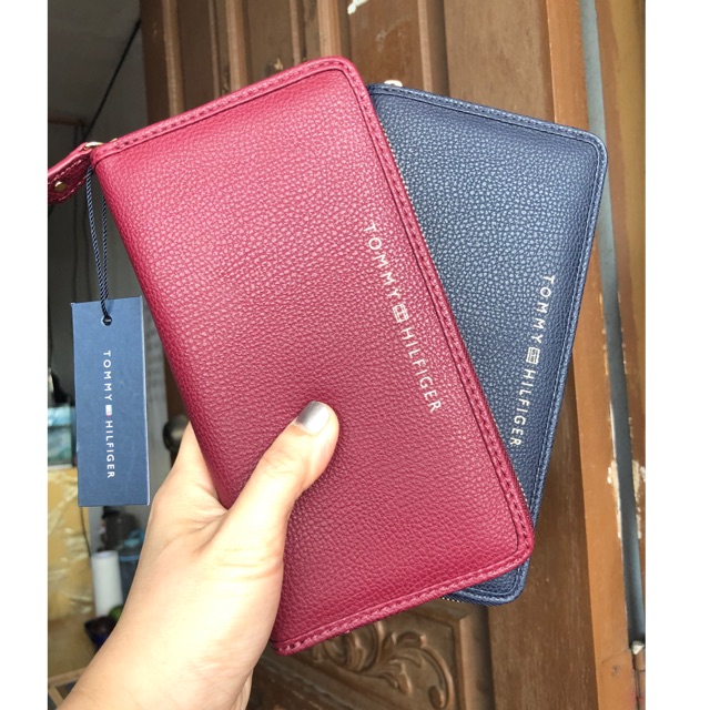 tommy hilfiger pink wallet