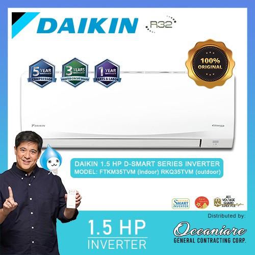 Daikin Hp D Smart Series Wall Mounted Split Type Inverter Aircon