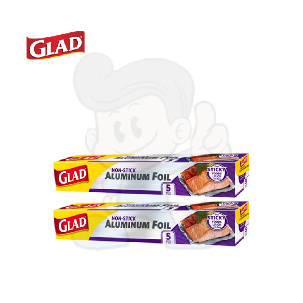 Glad NonStick Aluminum Foil, ( 2 x 5 meters ) Shopee Philippines