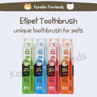 Korean Etipet Pet Toothbrush Dental Clean Toothbrush for dog cat soft dog toothbrush cat toothbrush