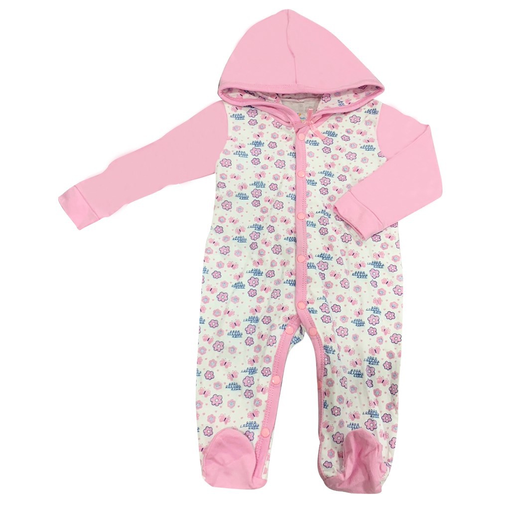 baby sleepsuit with hood