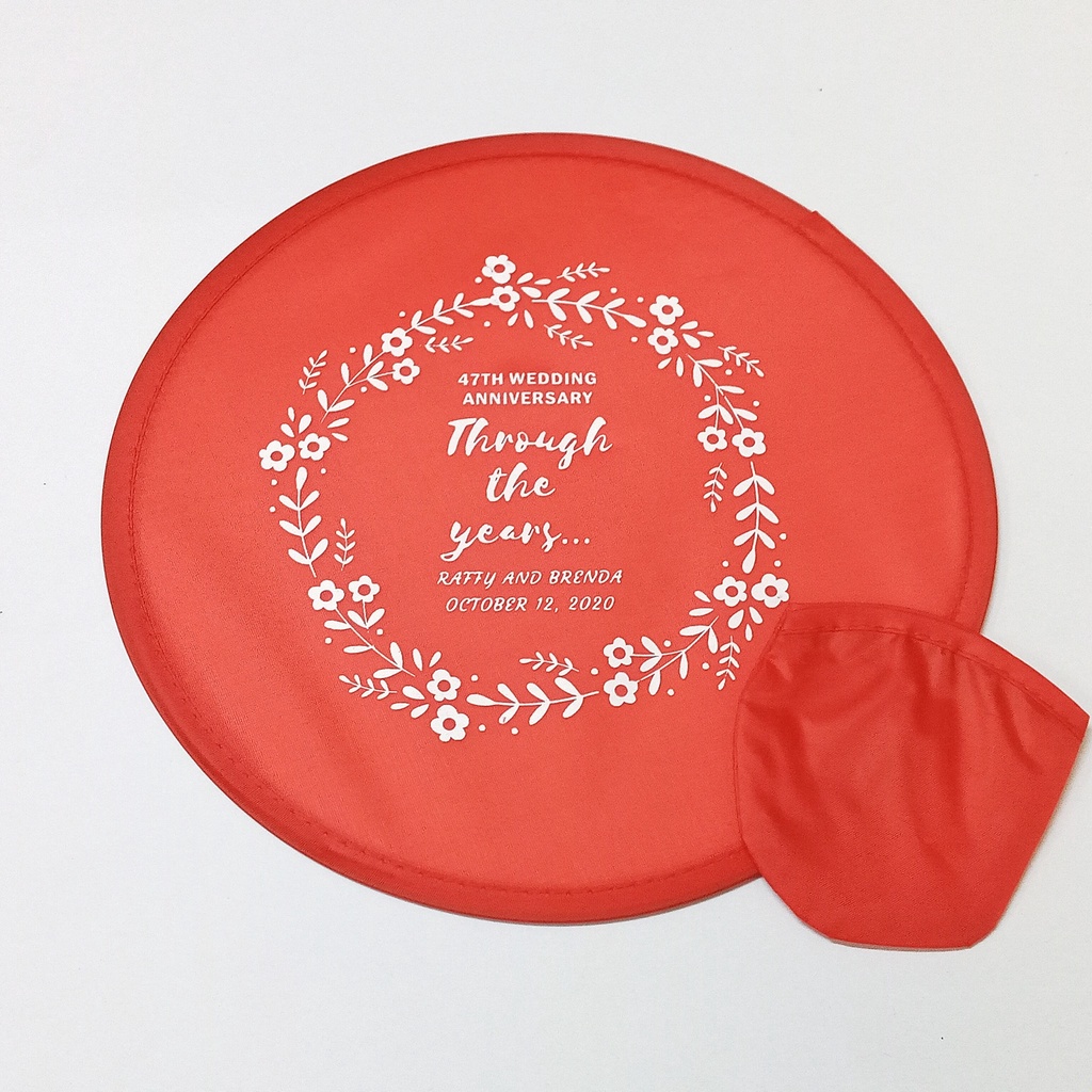 Customized Round Foldable fan Minimum order of 10pcs Shopee Philippines