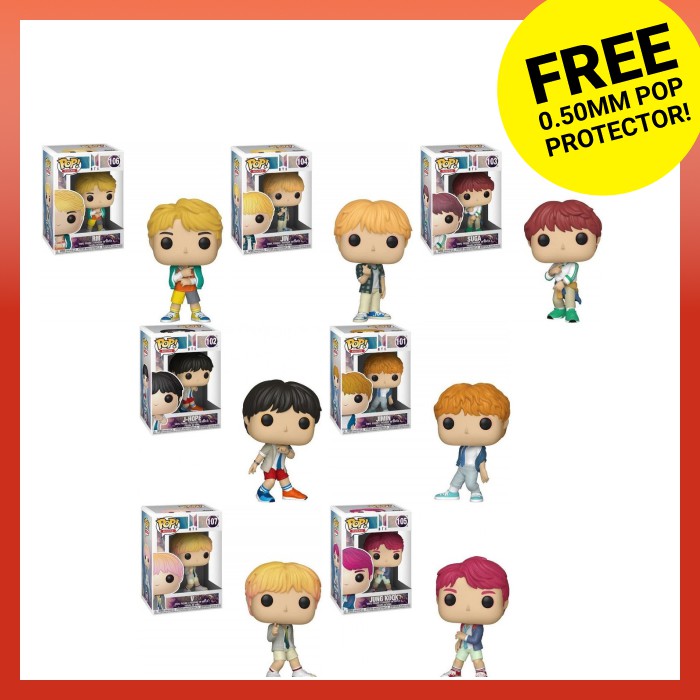 bts funko pop set