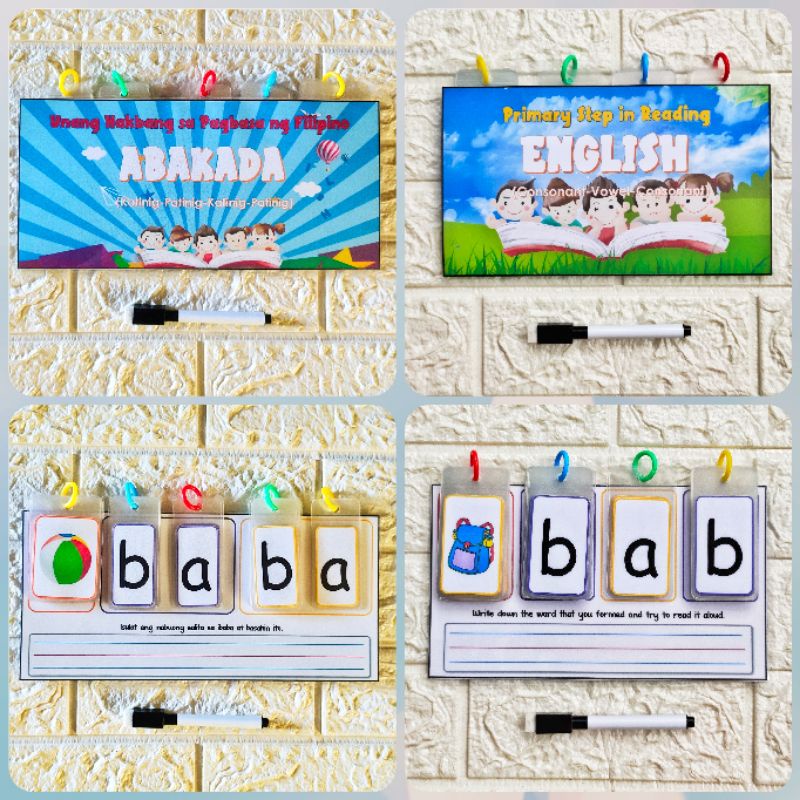 laminated-flip-book-for-reading-pagbasa-cvc-abakada-english-filipino