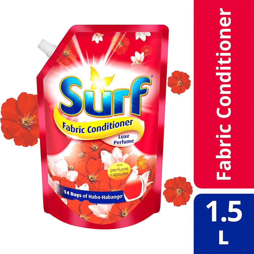 Surf Fabric Conditioner Luxe Perfume 1.5L Pouch Shopee Philippines