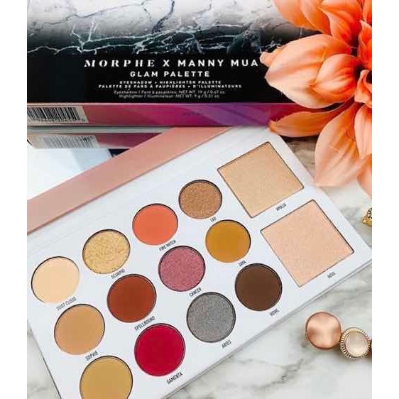 Authentic Morphe X Manny Mua Glam Palette Shopee Philippines