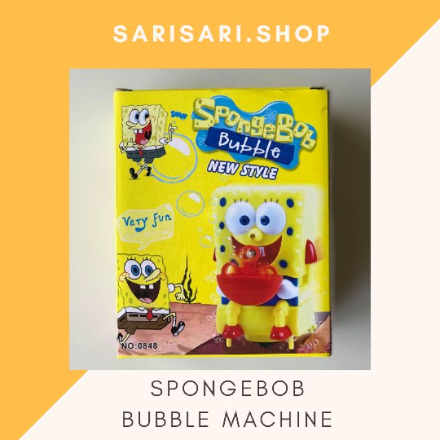 spongebob bubble machine