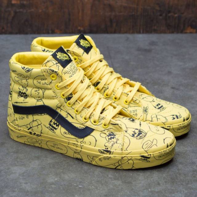 peanuts vans high tops