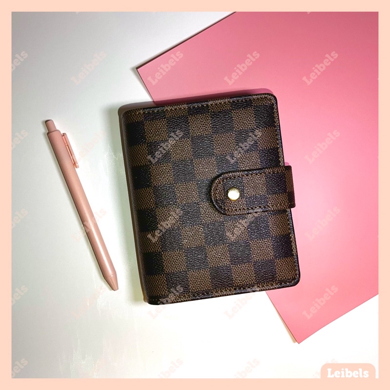 Mini Leather Binder Mini Leather Budget Binder Louis Vuitton Inspired