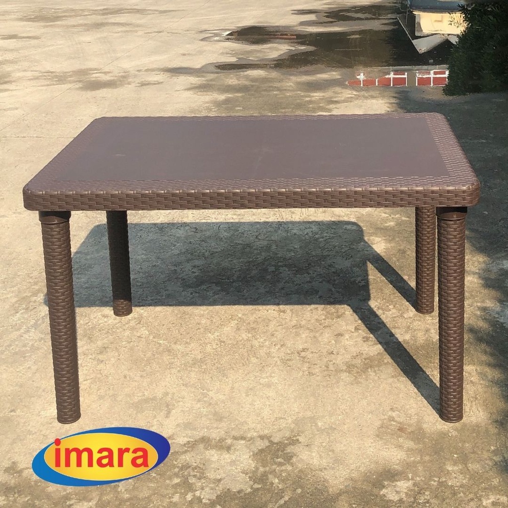 IMARA Plastic Rattan Dining Table 6 Seater FACTORY PRICE 30x48" Shopee Philippines