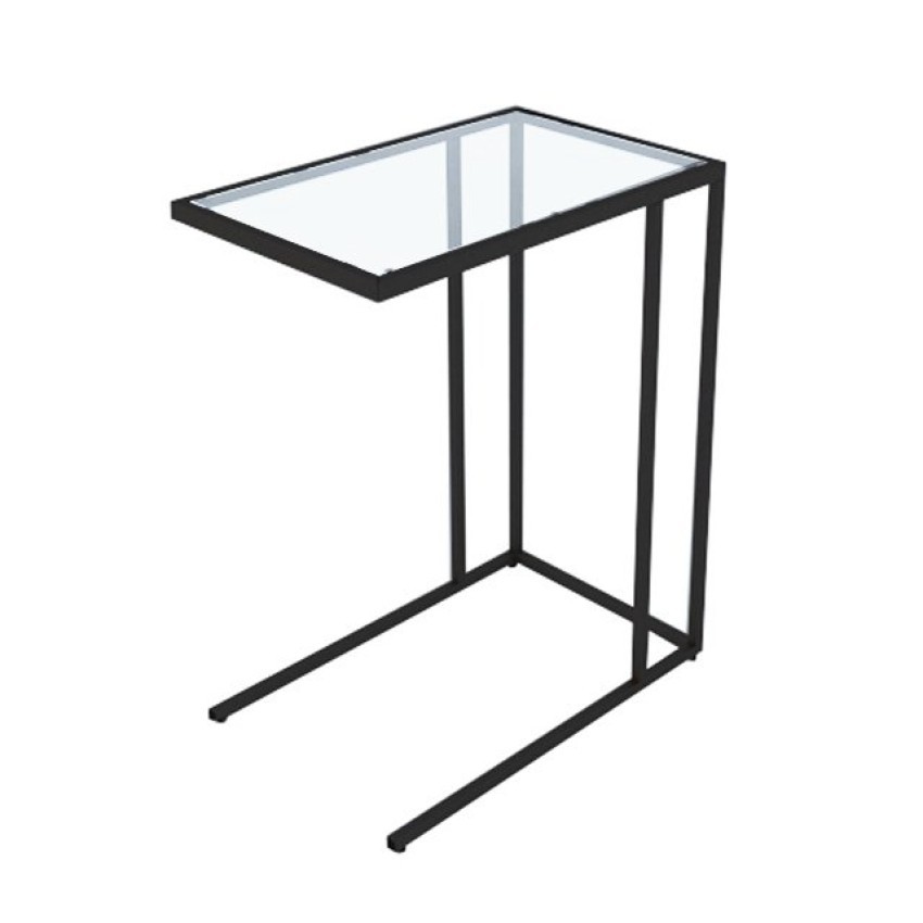 Ikea Vittsjo L Shaped Table Black Brown Glass Shopee Philippines