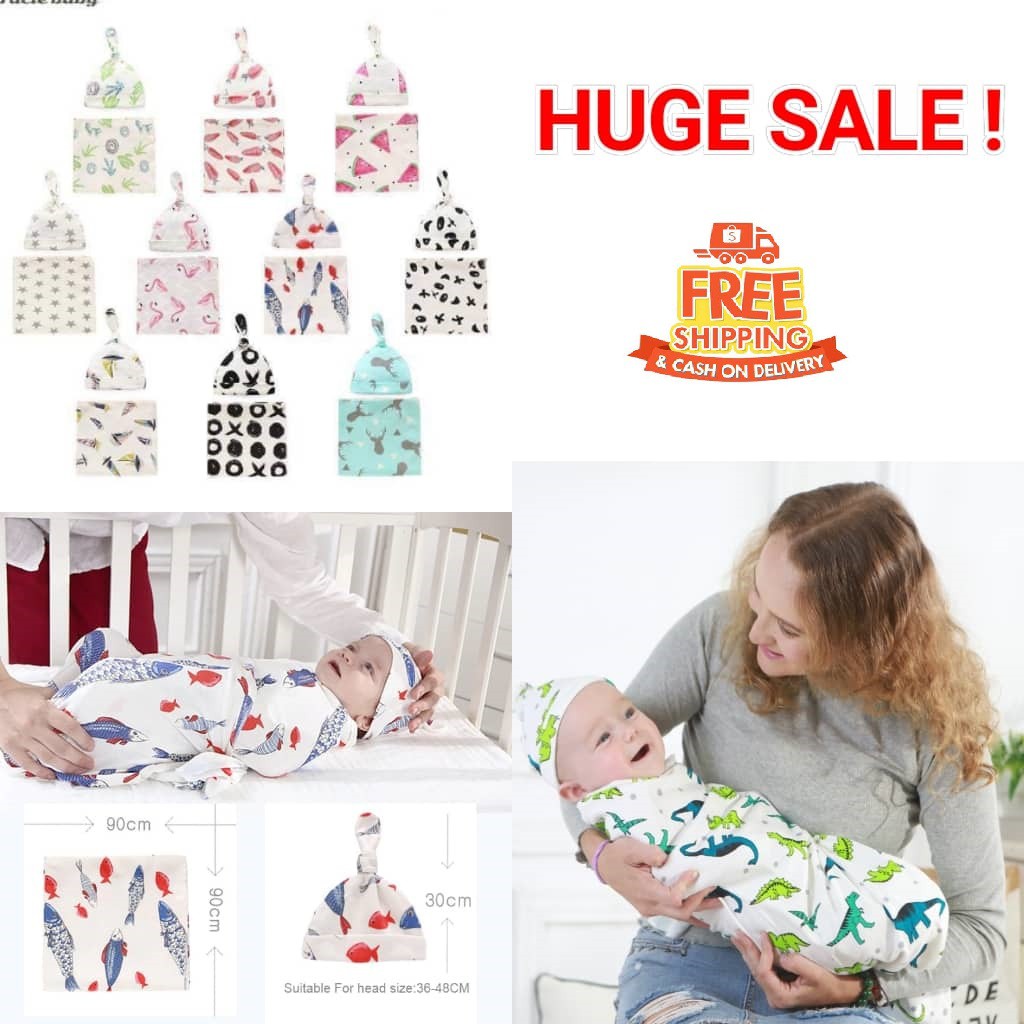 organic swaddle set