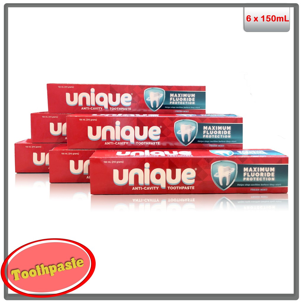 Unique Maximum Toothpaste 150ml by 6pcs Shopee Philippines