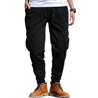 black six pocket pants