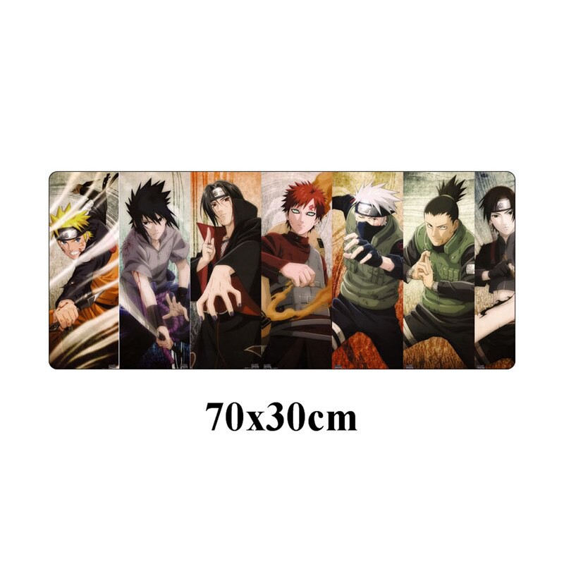 Naruto Gaming Mouse Pad Mat 70 X 30 Cm Rubber Laptop Mp 1 Shopee Philippines