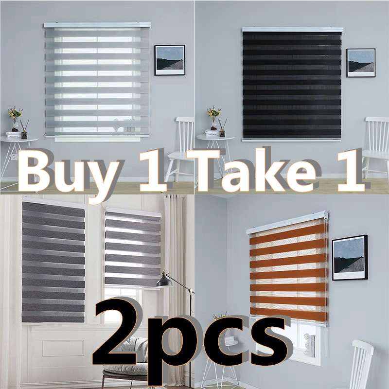 bejo Buy1 Take1 2pcs Blackout Blinds Roller Office Home Window blinds Environmental