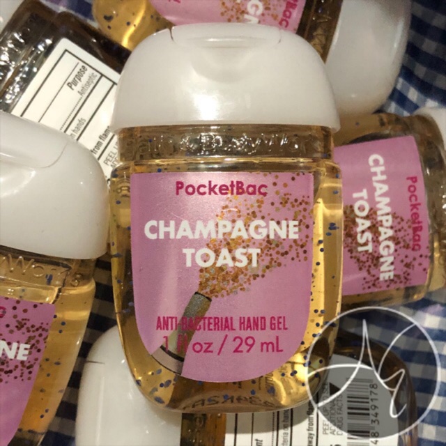 champagne hand sanitizer