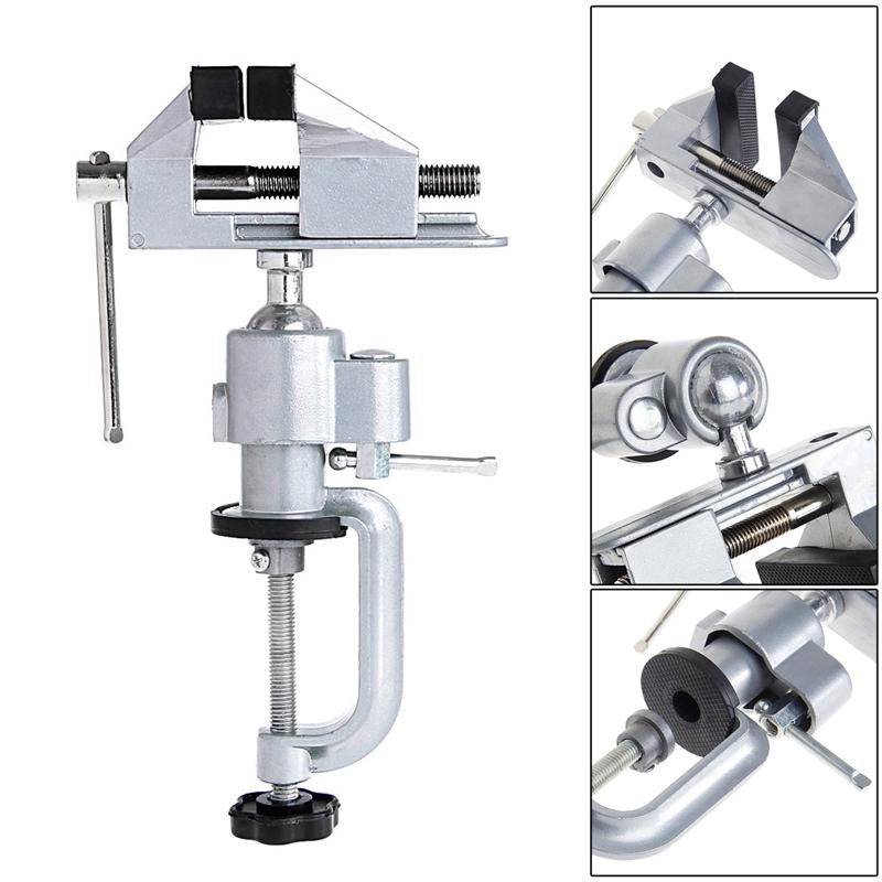 2 in 1 Multifunction Table Vise Bench Vice Aluminium Alloy