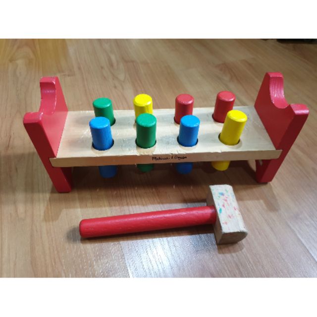 melissa and doug hammer peg toy