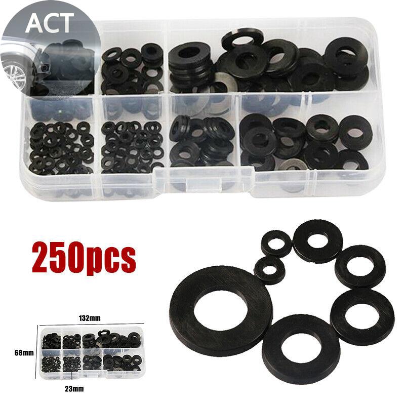 White M20 All Sizes Plastic Insulating Gasket Black Details about   Flat Nylon Washers M2 