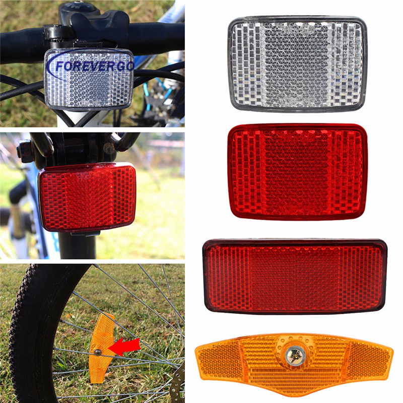 Bike Reflectors Set Front Spotlight-Reflectors for Handlebar & Columns 01804 W 