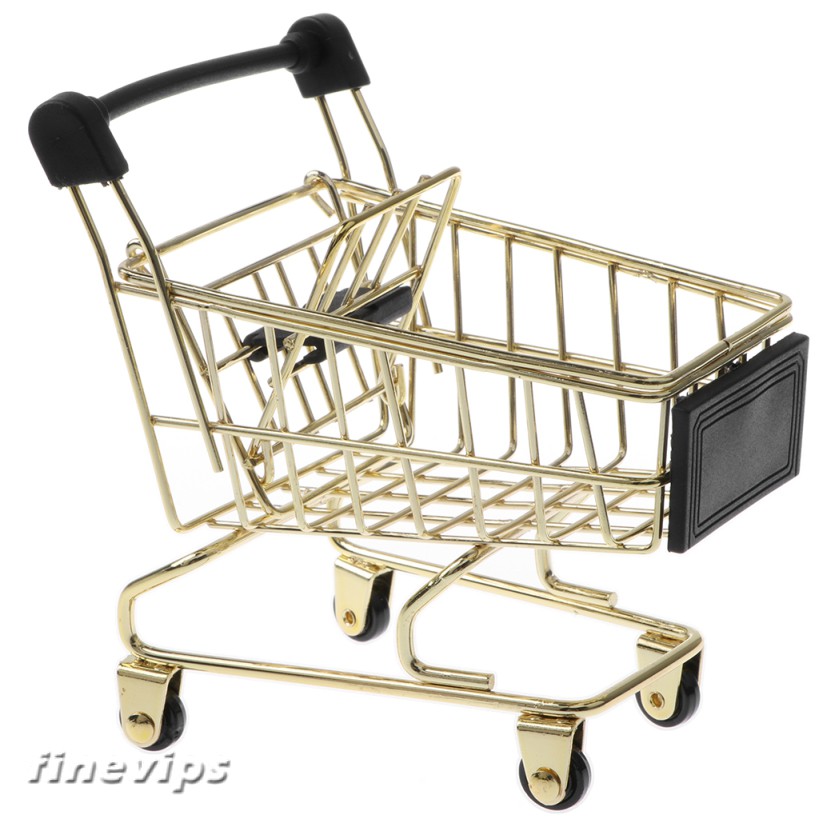 mini metal shopping cart