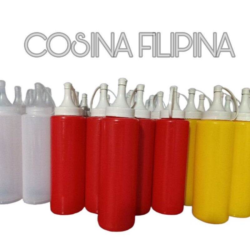 PLASTIC SAUCE SQUEEZER BOTTLE DISPENSER / LALAGYAN NG SAUCE / KETCHUP