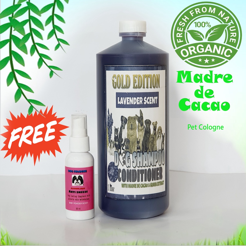 ”Free Soap” 1L, Lavender (1L,LCPS) Madre de Cacao w/ guava extract dog & cat shampoo+conditioner #4