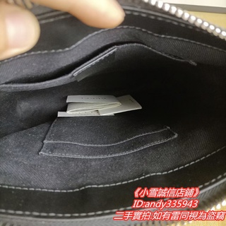 GUCCI Gucci GG Supreme PVC square zipper cross-body bag small black and gray messenger bag 523599~ #5