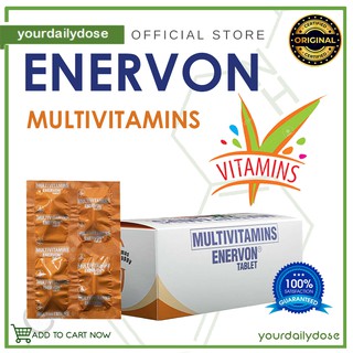 On hand Enervon Multivitamins 1box 100tablets | Shopee Philippines