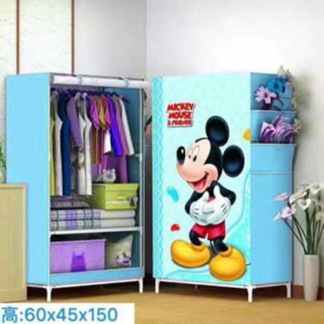 Wilson 001 3d Pattern Small Wardrobe Cabinet Shopee Philippines