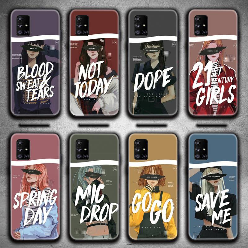 Bts Girl Art Phone Case For Samsung Galaxy 1s A01 A11 A31 A81 A10 0e A30 0 A50 0 A80 A51 Shopee Philippines