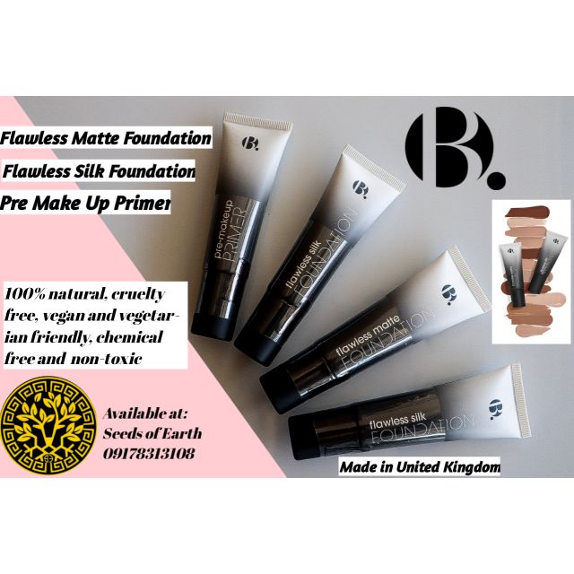 b flawless silk foundation