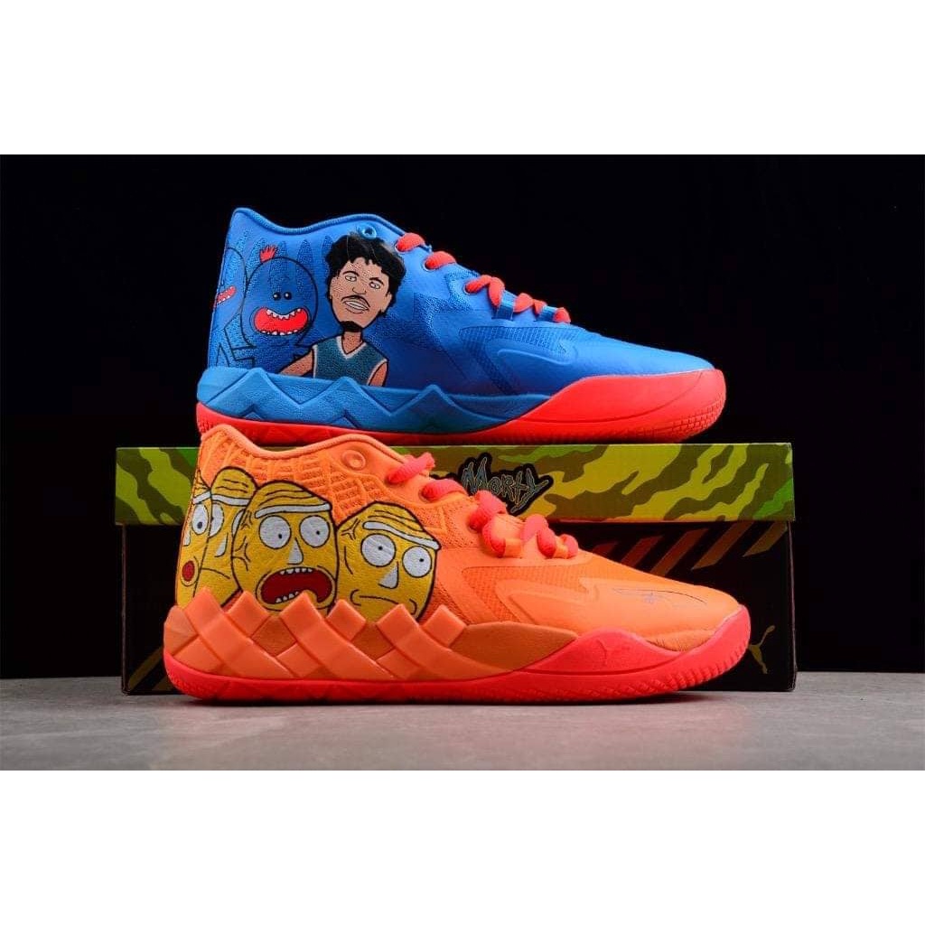 lamelo basketball shoes rick and morty