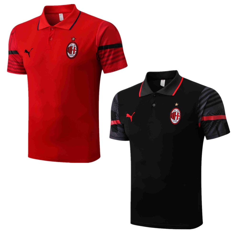 Football Jersey Polo AC Milan POLO Jersey 2223 Men POLO Shirt Football