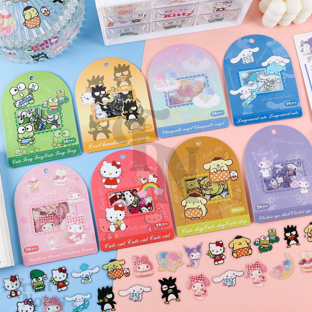 ST046 24 pcs Sanrio Sticker Set | Shopee Philippines